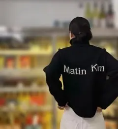 Matin Kim ブラック ハイネック ジャケット