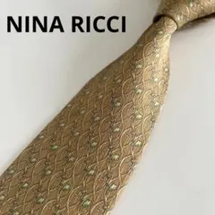 NINA RICCI ニナリッチ シルクネクタイ 総柄 美品