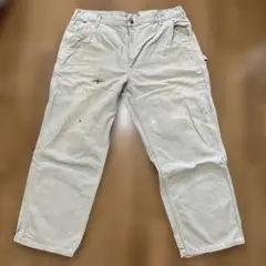 Carhartt ペインターパンツ ベージュ？グレー？W42 L30 フェードのサムネイル