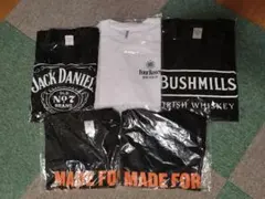 Jack Daniel's & Four Roses 他Tシャツ５枚セット