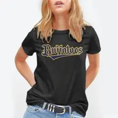 zG1711【L】DESCENTE Tシャツ/カットソー 半袖 ロゴプリントのサムネイル