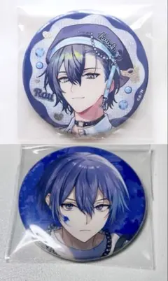 小柳ロウ ぎゃうるふ & HEROES1stAnniversary 缶バッジ
