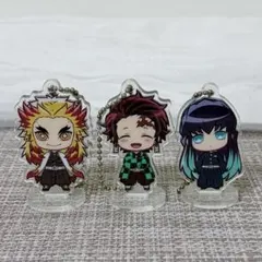 鬼滅の刃 ここみえ アクリルフィギュア 煉獄杏寿郎 竈門炭治郎 時透無一郎 3点