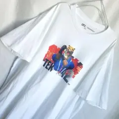 UNIQLO UT TEKKEN 철권 반소매 티셔츠 화이트 킹 표범