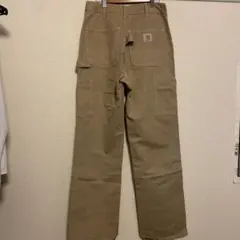 【古着】Carhartt ダック　ペインターパンツ　ワイドパンツ32×34訳あり