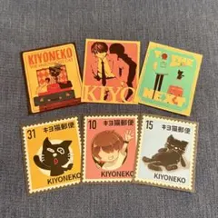 キヨの東キヨドーム キヨ 猫 くじ H賞 キヨ猫ステッカー 3枚セット×2種