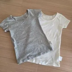 UNIQLO インナー 110サイズ グレー ホワイト