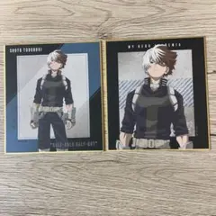 【新品未使用】僕のヒーローアカデミア　トレーディングミニ色紙　轟焦凍　2枚