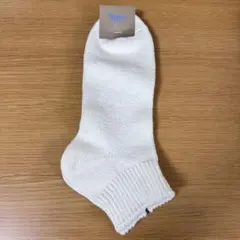 【新品未使用】Tabio アンクルソックス ホワイト無地