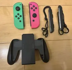 ニンテンドースイッチ ジョイコン LRセット グリップ付き