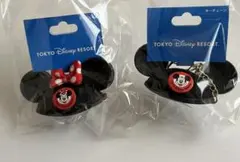 ディズニーリゾート ミッキー　ミニー キーチェーン　イヤーハット