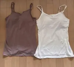 GU ブラフィール　キャミソール　Ｌ　２枚セット