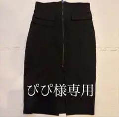 K-DABA ブラック タイトスカート 66サイズ