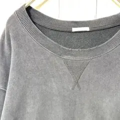 ジーユーGUスウェット濃紺ネイビーXLオーバーサイズ古着風ビッグシルエット