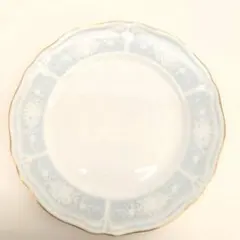Noritake ノリタケ プレート 6枚セット 約21cm 花柄 ブルー 金彩