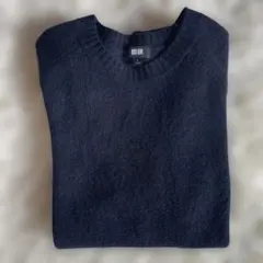UNIQLO ネイビー クルーネックセーター