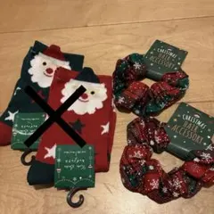 ＊トイニー さま 専用 ＊クリスマス チェックシュシュ
