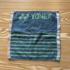 YONEX ストライプタオル 青緑