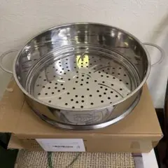 【新品未使用】CAROTE カローテ ステンレス せいろ蒸し器 28cmのサムネイル