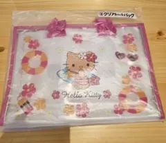 キティちゃん　１番くじ　クリアトートバッグ
