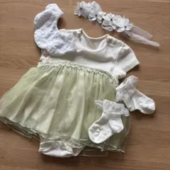 mamaraku ベビードレス 80cm 4点セット