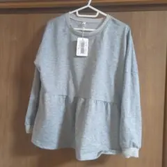グレー 長袖トップス Lサイズ
