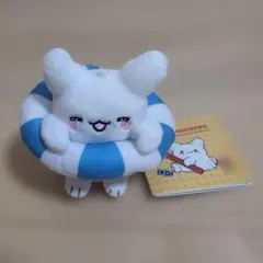 はなまるおばけ　マスコット　ぷかぷかうきわ　青