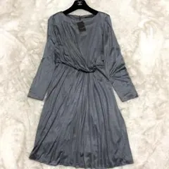 新品 定価7.5万✨マッキントッシュ シルク100 ロングワンピース Aラインのサムネイル
