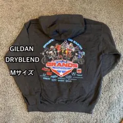 GILDAN ギルダン　ブラックパーカー Mサイズ バイク　ハーレーダビットソン