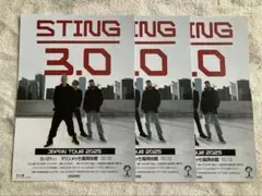 スティング　3.0 STING 3.0 2025年日本公演　チラシ　フライヤー