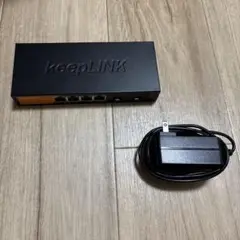 keepLINK 2.5Gbps スイッチングハブ L1H4-2.5G 本体