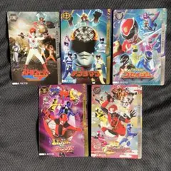 イタジャガ　スーパー戦隊シリーズ カードセット 5枚セット