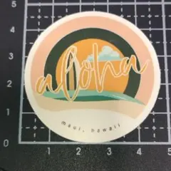 a245【4枚まで300円】防水ステッカー aloha maui hawaii