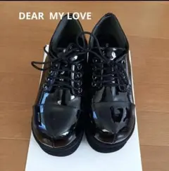 DEAR MY LOVE 厚底シューズ ブラック 23.5cmのサムネイル