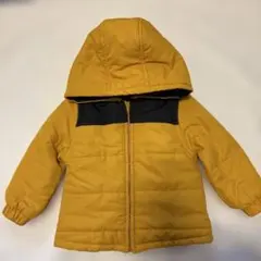 フード付きアウター 90cm マスタード