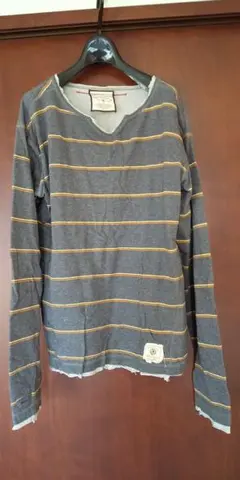 エレメントELEMENT ストライプ長袖 ロング丈 秋冬用 メンズ