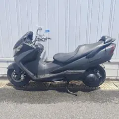 バーグマン400（現行型）テイジン製ロングスクリーンとショート