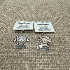 キーホルダー シナモロール 3cmチャーム サンリオキャラクターズ　2個セット