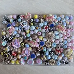 手描きビーズ ペイントビーズ ファンシー カスタム ペンビーズ まとめ売り