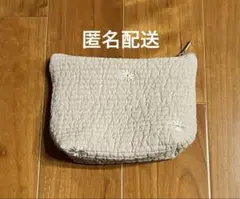 【新品】韓国 ヌビポーチ 花柄 ベージュ