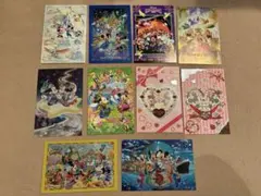 ディズニーリゾート ポストカード 10点 まとめ売り 5周年 25周年