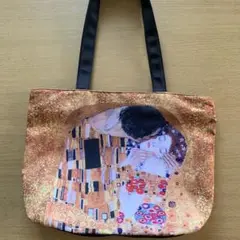 クリムト　トートバッグ　接吻