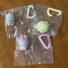 サンリオ　カラフルカラビナマスコットチャーム　マイメロ・ポチャッコ・プリン