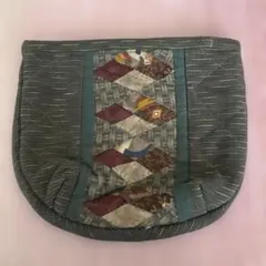 【ハンドメイド】和風パッチワーク　ポーチ