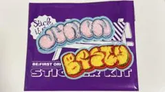 BE:FIRST シークレットモコモコ刺しゅうステッカー