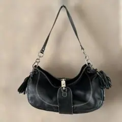 Y2K TOD'S Mini Boston Crochet Leather - メルカリ