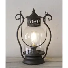 salut!　サリュ　アイアンLEDランタン　LEDライト　LEDランプ　レトロ