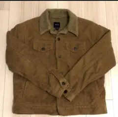 ボアジャケットgap ギャップキッズ　アウター　ボア　ブラウン　コーデュロイ