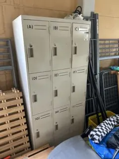 PLUS 12人用 ワイドロッカー 鍵付き 美品 福岡市西区引き取り可能