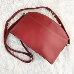 極美品 オールドコーチ マディソン ショルダーバッグ チャーム レザー レッド